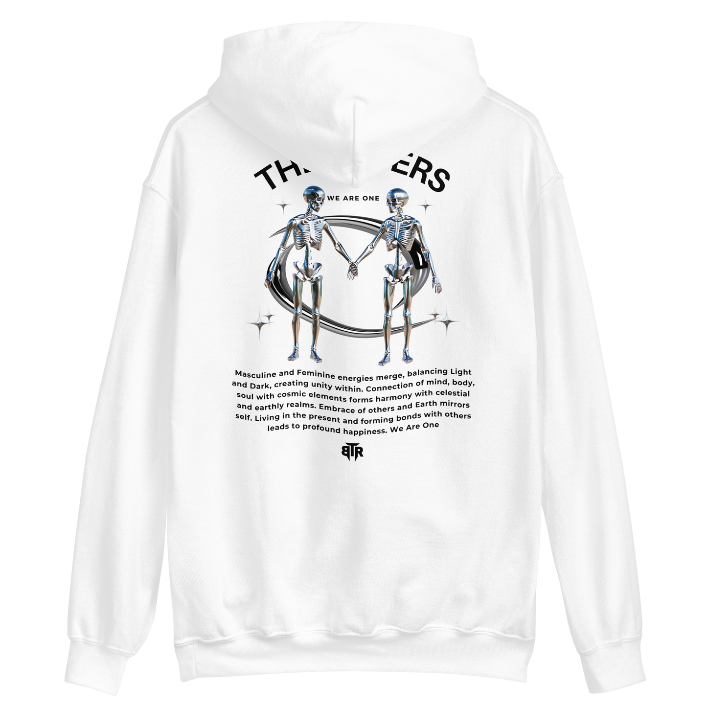The Lovers Hoodie - White/Runs Small